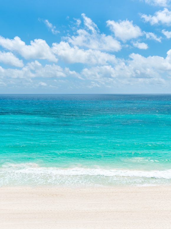 Check out the seaweed and sargassum-free beaches of Playa Mujeres.