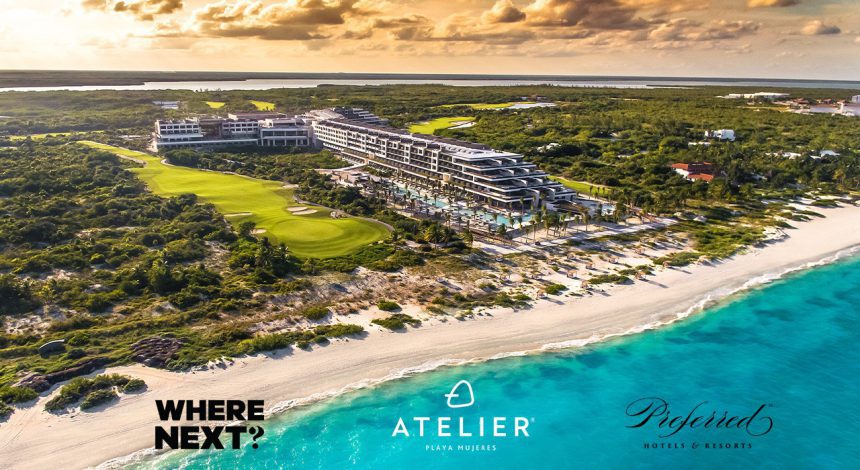 Panoramic view of ATELIER ESTUDIO Playa Mujeres resort complex